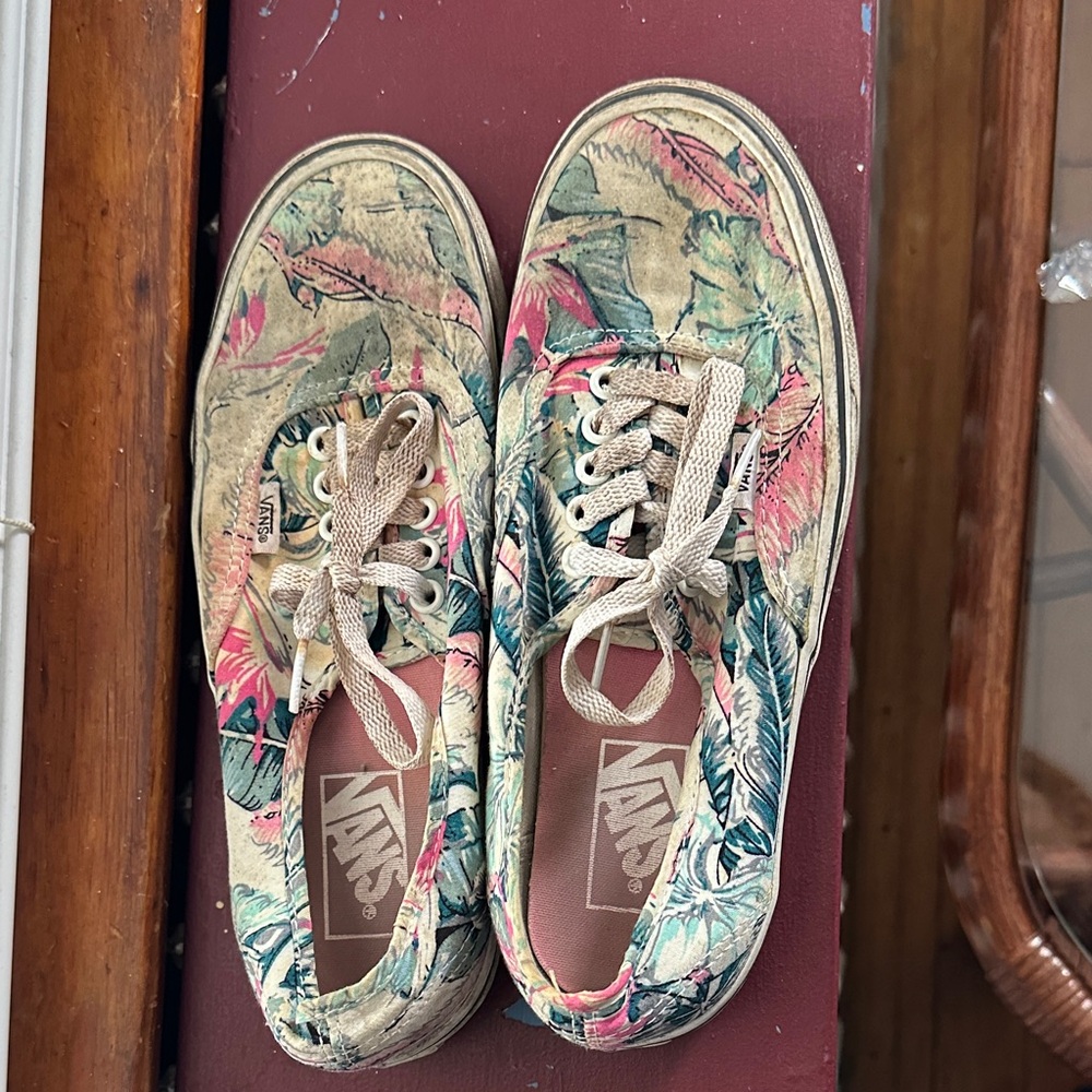 Vans Women's Floral Canvas Sneakers
